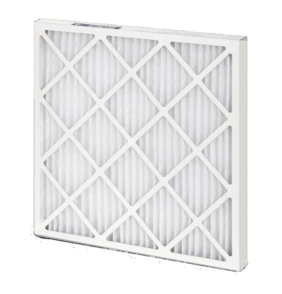 Pleated furnace air filter.